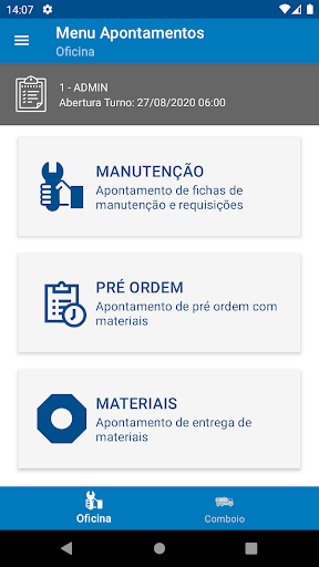 Manutenção - Datamob Screen 3
