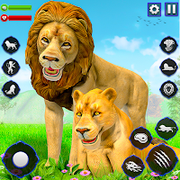 Angry Lion Family Simulator: Animal Adventure Game