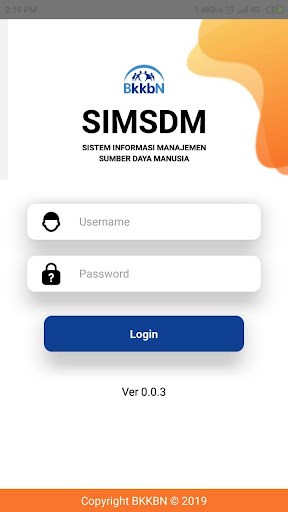 Android application SIMSDM Mobile screenshort