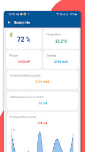 Captura de Pantalla 3 Battery health & Battery care android