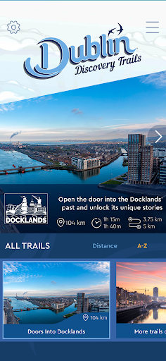 Android application Dublin Discovery Trails screenshort