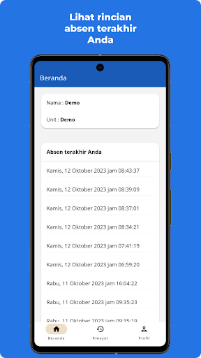 Android application ACEP Salatiga screenshort