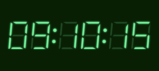 Android application DigiClock screenshort