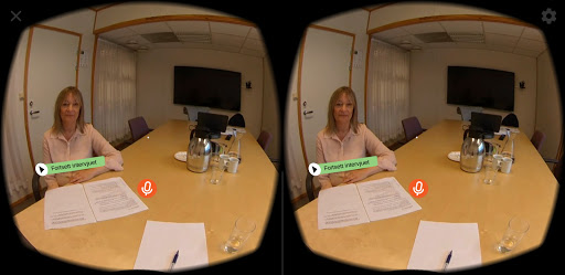 Jobbintervju VR Screen 3