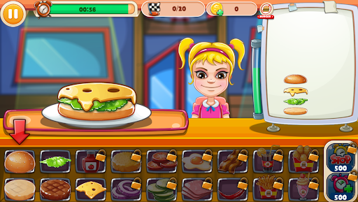 Android application Fun Burger Chef screenshort