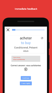 French Verb Trainer 1.3.2 APK screenshots 3