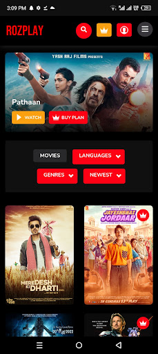Rozplay: Movies, Web Series TV Screen 2