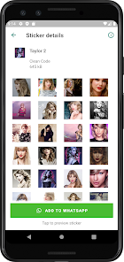 Captura 8 Stickers Taylor android