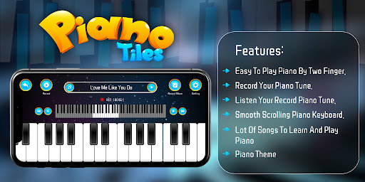 Android application Piano - Piano Keyboard & Tiles screenshort