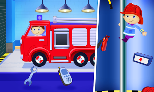 Fireman Game (أطفال رجل الإطفاء) 3