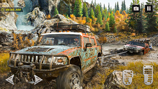 Android application Mud Race Offroad Mudding Games screenshort
