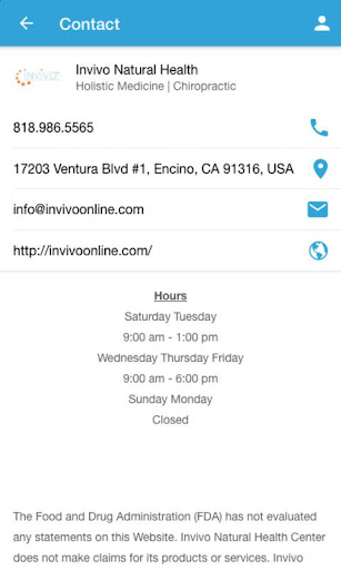Invivo Natural Health Screen 2