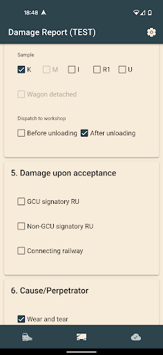 TrainChecker Screen 3