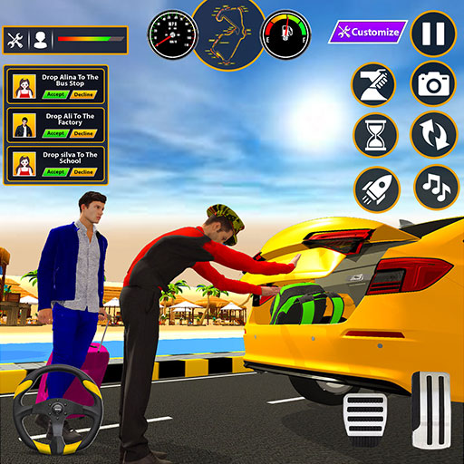 Real Taxi Driver Taxi Sim Game logo