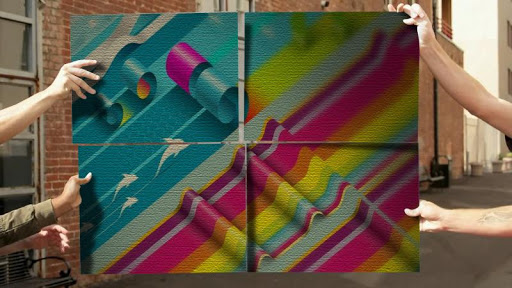 Abstract 3D Puzzle Game