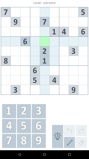 Android application Sudoku screenshort