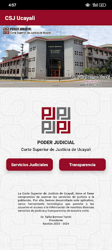 Android application CSJ Ucayali screenshort