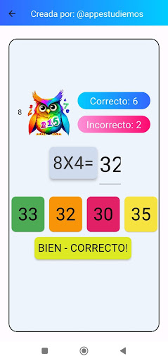 Tablas de multiplicar buho Screen 2
