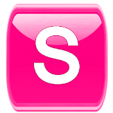 Pink /W Socialize for Facebook icon