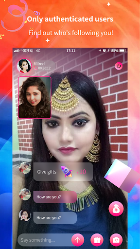 Android application Cloki - Video Chat & Live screenshort