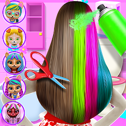 「Hairstyle: pet care salon game」のアイコン画像