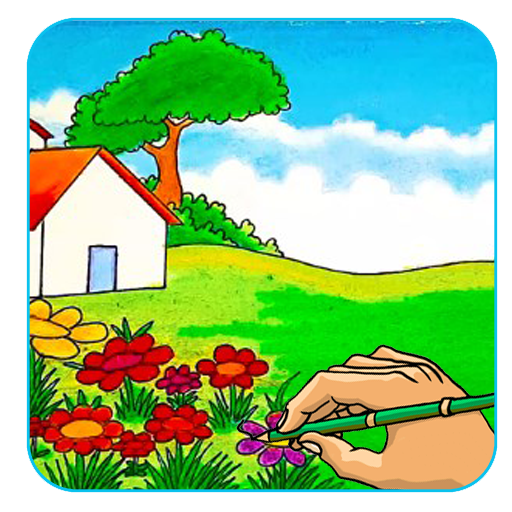 How to draw Scenery logo