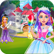 Princess dream house cleaning app icon