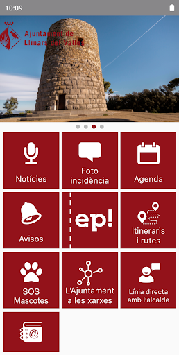 Android application Ajuntament de Llinars del Vall screenshort