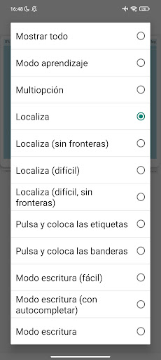Países de América del Sur Screen 2