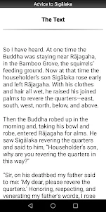 Advice to Sigalaka - Buddhism