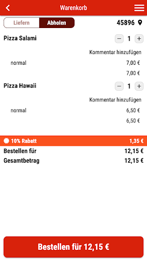 Pizza Burg Gelsenkirchen Screen 2