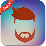 Beard and mustache hair styles icon