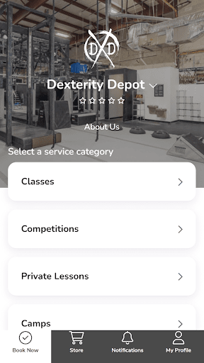 Android application Dexterity Depot screenshort