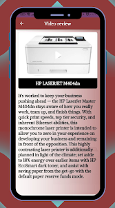 HP LASERJET M404dn Guide