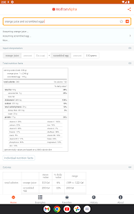 WolframAlpha Classic Bildschirmfoto