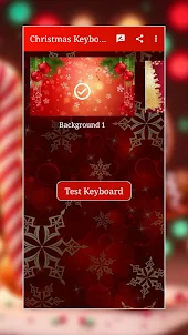 Christmas Keyboard - Red Theme