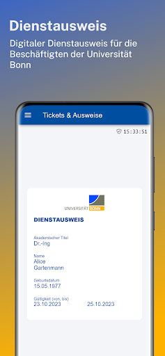 Uni Bonn App Screen 3