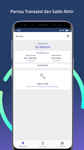 Android application Saldo Kuy: Catatan Keuangan screenshort