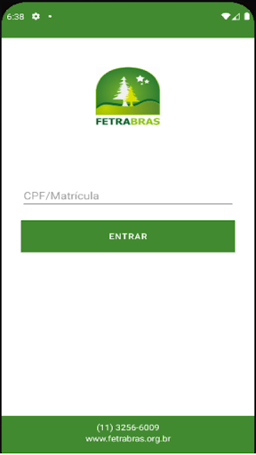 Android application Fetrabras screenshort
