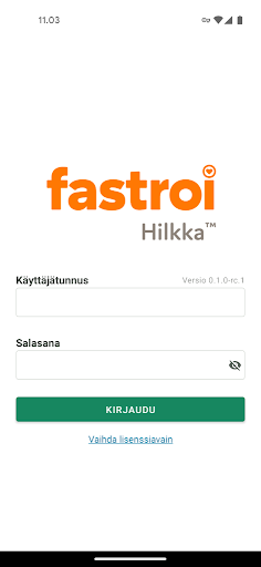 Android application Hilkka screenshort