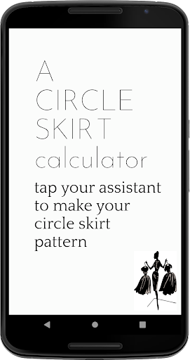 Android application Circle Skirt Calculator - Sew screenshort