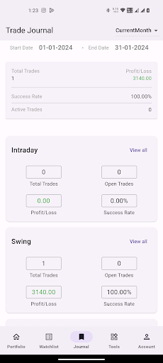 Seadoe - Paper Trading App Screen 3