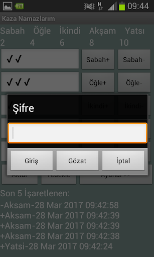 Kaza Namazlarım Screen 3