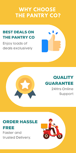 Android application The Pantry Company screenshort