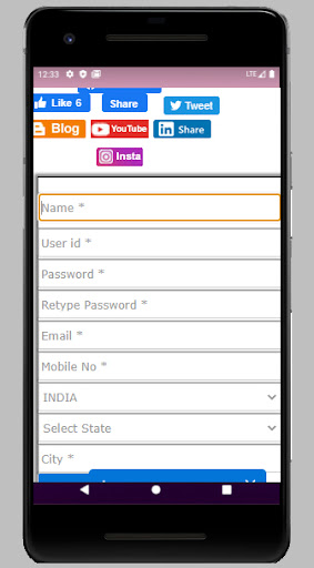 JNVST VI Exam Preparation App Screen 2