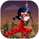 Ladybug hero's city adventure icon