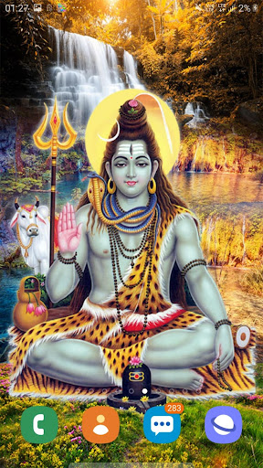 Android application Shiva Live Wallpaper screenshort