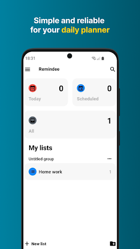 Android application Remindee screenshort