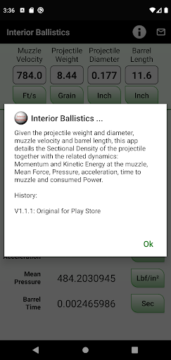 Interior Ballistics Screenshot 3 - AppWisp.com