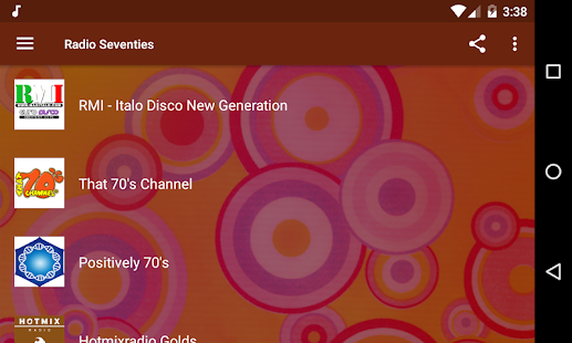 Radio Seventies - 70s Music, D Screenshot